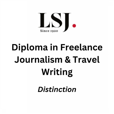 London School of Journalism Diploma in Freelance Journalism and Travel Writing
